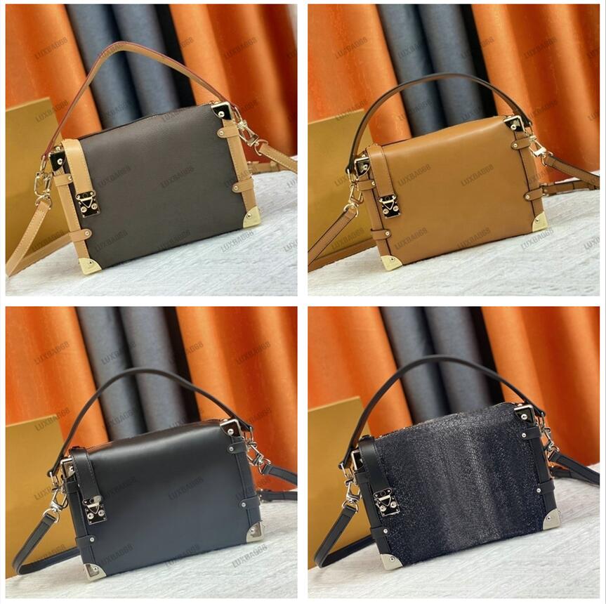 Cruise 2023 SIDE TRUNK PM Handbag Women's Designer Shoulder Bag Luxurys Messager Crossbody Bags Zip closure with side S-lock Monograms coated canvas Leather Denim, 01
Cruise 2023 SIDE TRUNK PM Handbag Women's Designer Shoulder Bag Luxurys Messager Crossbody Bags Zip closure with side S-lock Monograms coated canvas Leather Denim, 01
