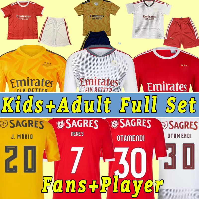 22 23 Fans Player version Benfica soccer jerseys SEFEROVIC WALDSCHMIDT EVERTON PIZZI RAFA DARWIN G.RAMOS 2021 2022 Home Away Men kids kit Football shirts OTAMENDI
22 23 Fans Player version Benfica soccer jerseys SEFEROVIC WALDSCHMIDT EVERTON PIZZI RAFA DARWIN G.RAMOS 2021 2022 Home Away Men kids kit Football shirts OTAMENDI