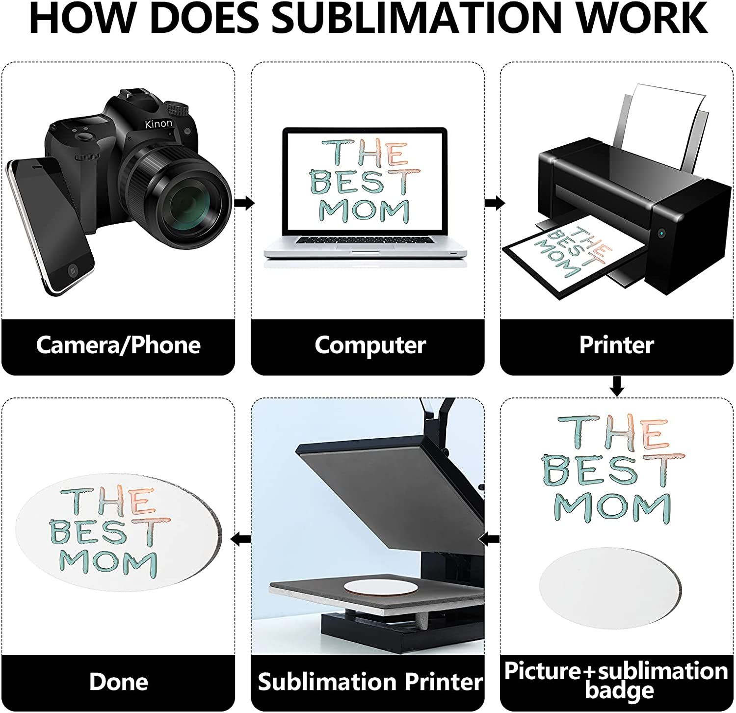 Sublimation Blank With White Pin DIY ID Badge Heat Transfer Name Tag Backing For Personalized Badges Fy5476 Ss1207 S s
