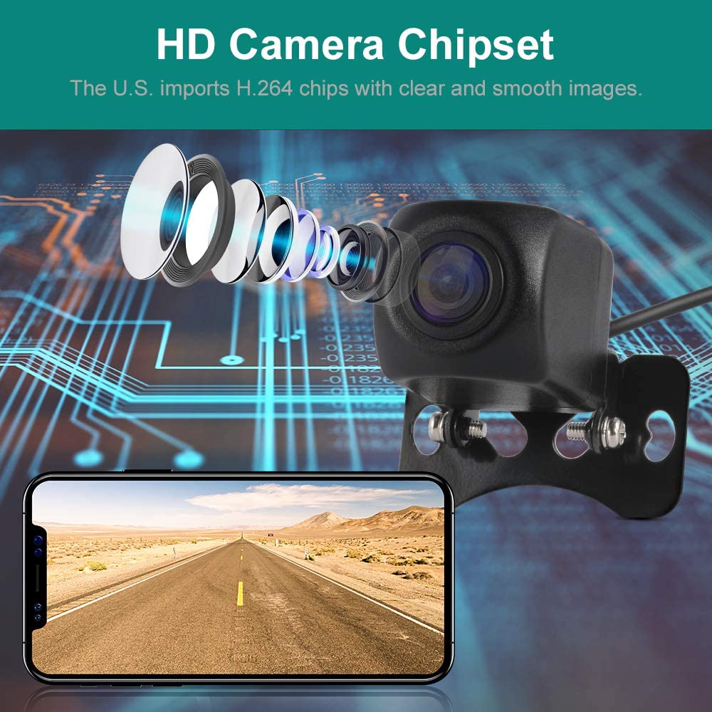 XINMY Professional Wifi Car Rear View Camera Car Camera HD Rear View Camera BackUp Car Reverse Cameras Auto for Android Ios