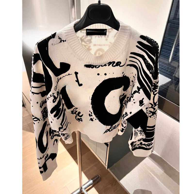 long men t round shirt deaigner casual s sweater weavers letter flocking sleeve loose pullover neck fashion top dolcegabana dolcegabanna dolcelies gab
