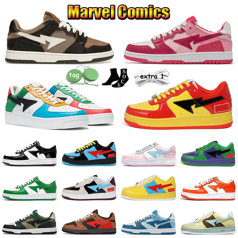 Bapestas SK8 Sta running shoes 36-45 SK8 Baped Designer bapesta camo black white green red orange camouflage men women trainers sports sneakers classic platform shoe
Bapestas SK8 Sta running shoes 36-45 SK8 Baped Designer bapesta camo black white green red orange camouflage men women trainers sports sneakers classic platform shoe