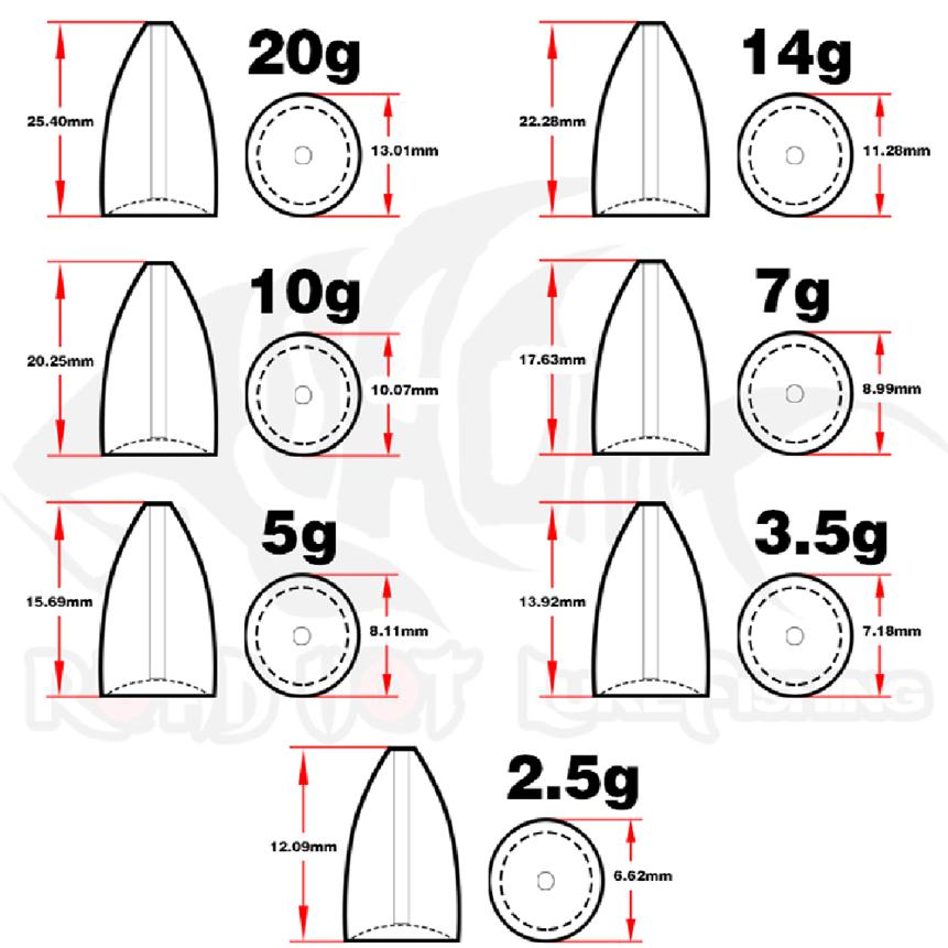 50pcs Jighead Fishing Weights Sinkers 3 5g 5g 7g 10g 14g 20g Metal Casting Weight Sea Connector Tackle Set264F