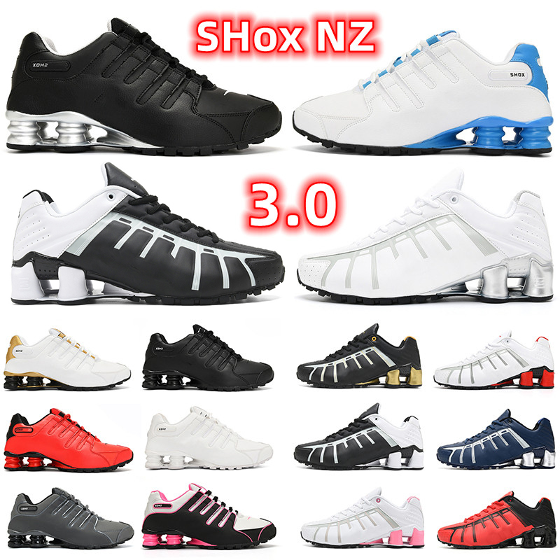 Designer Mens running shoes SHOX NZ 3.0 triple white Silver Red Platinum men women trainers sports outdoor sneakers runners jogging walking 36-46, 24
Designer Mens running shoes SHOX NZ 3.0 triple white Silver Red Platinum men women trainers sports outdoor sneakers runners jogging walking 36-46, 24
