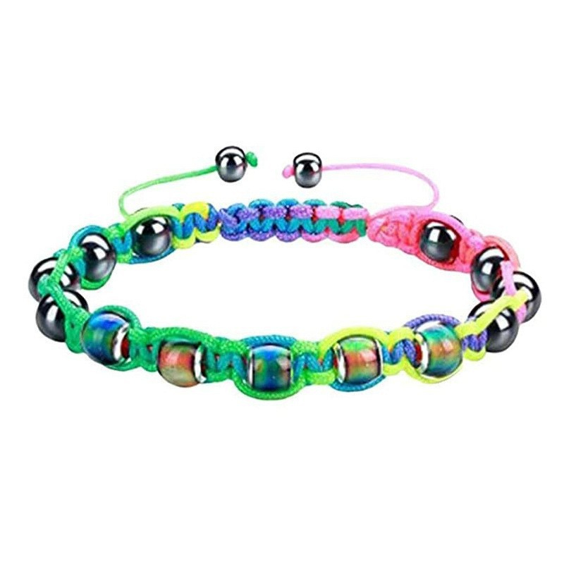 Wholesale Mood Beads Hematite Charm Bracelet Friendship Jewelry for Women Gift