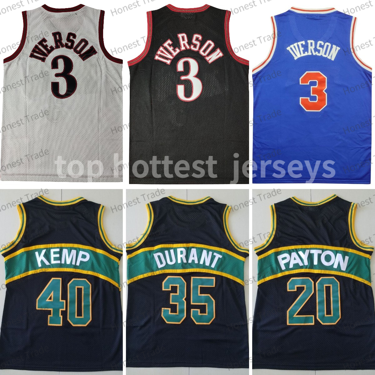 Retro Iverson 3 Allen Basketball Jersey 20 Gary 40 Shawn Payton Durant 35 Kemp Mitchell Ness Black White Mens Jerseys Stitched Throwback, Men jersey
Retro Iverson 3 Allen Basketball Jersey 20 Gary 40 Shawn Payton Durant 35 Kemp Mitchell Ness Black White Mens Jerseys Stitched Throwback, Men jersey