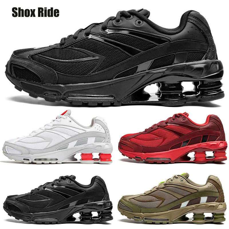 Shox Ride men women running shoes Speed Red Neutral Olive Black White mens womens trainers sports sneakers runners, White 40-45
Shox Ride men women running shoes Speed Red Neutral Olive Black White mens womens trainers sports sneakers runners, White 40-45