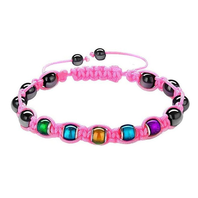 Wholesale Mood Beads Hematite Charm Bracelet Friendship Jewelry for Women Gift