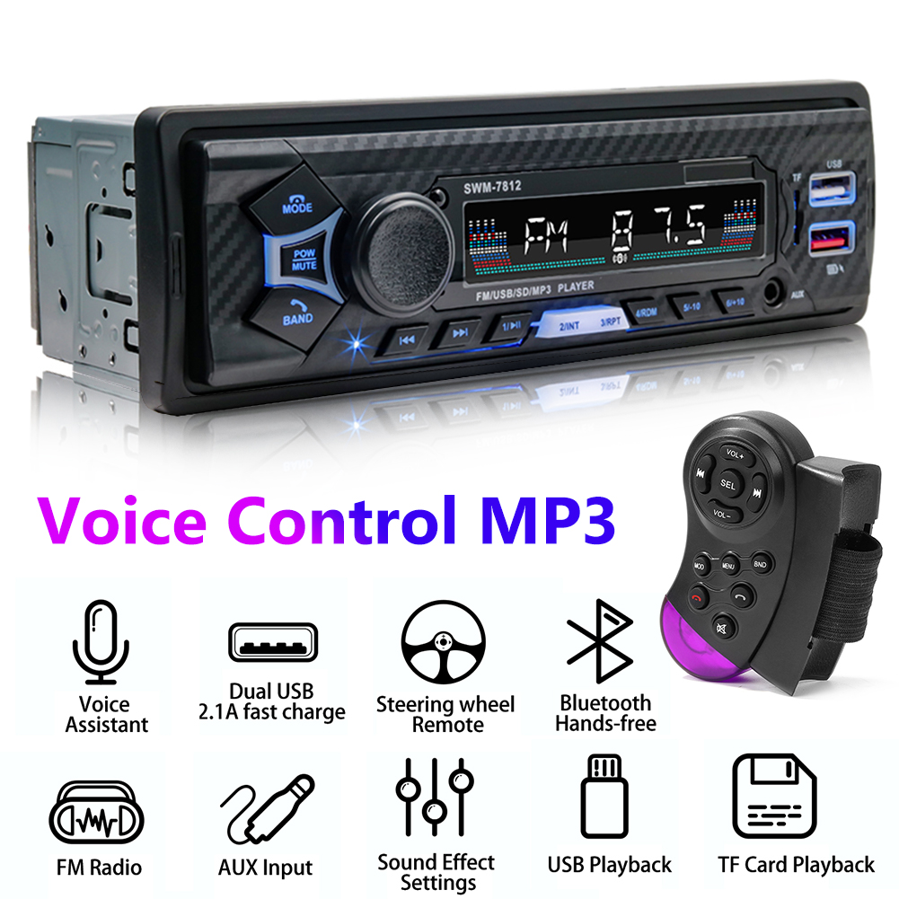 Car Radio Stereo Player BT5.0 Car MP3 Player 60W FM Radio Stereo Audio Music USB/SD Voice Control with 4 way RCA output
Car Radio Stereo Player BT5.0 Car MP3 Player 60W FM Radio Stereo Audio Music USB/SD Voice Control with 4 way RCA output