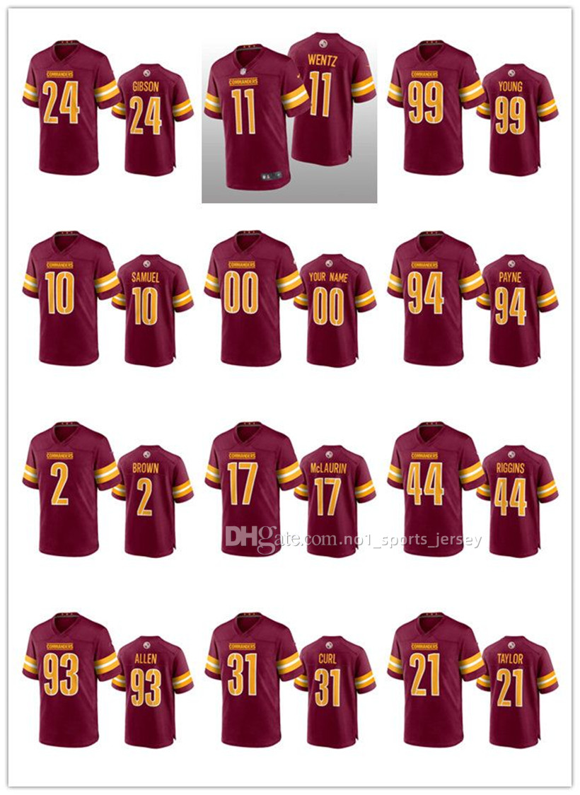 Football Jersey Washington''Commanders''MEN''NFL''Women Carson Wentz Chase Young John Riggins Sean Taylor Terry McLaurin Burgundy
Football Jersey Washington''Commanders''MEN''NFL''Women Carson Wentz Chase Young John Riggins Sean Taylor Terry McLaurin Burgundy