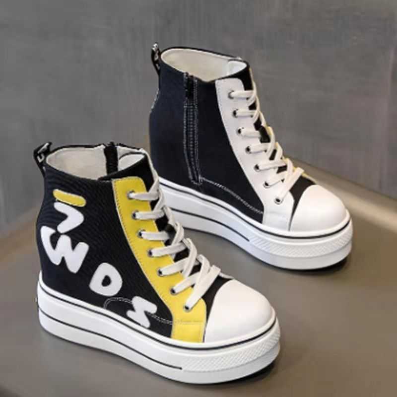 Wholesale Designer Booties Womens Canvas Shoes High Profile Thick Soled Boots Lovely Round Toe Shoes Letter Bread Shoes, Black
Wholesale Designer Booties Womens Canvas Shoes High Profile Thick Soled Boots Lovely Round Toe Shoes Letter Bread Shoes, Black