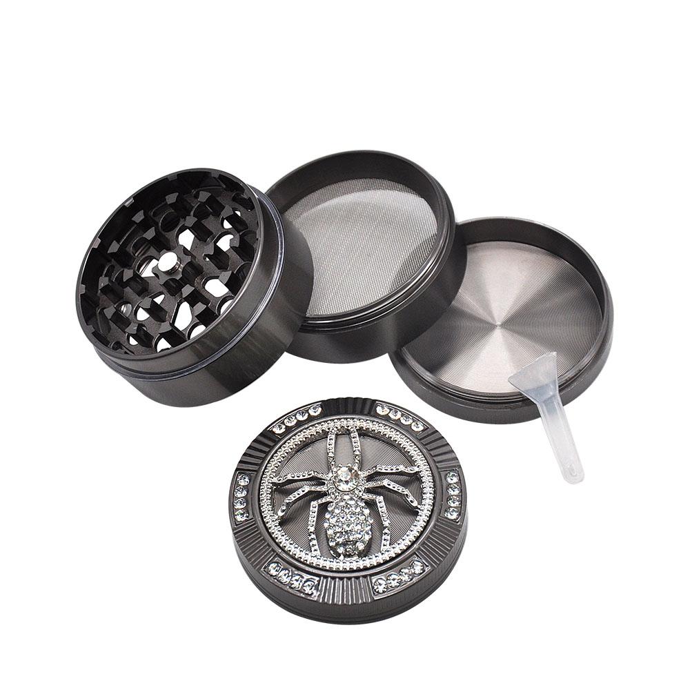 Electric grinder CHROMIUM CRUSHER Diamond Spider Zinc Alloy Smoking Herb Grinder accessory 50MM 4 Piece Metal Tobacco Grinder Smoke Grinders for Water Pipe Accesso
Electric grinder CHROMIUM CRUSHER Diamond Spider Zinc Alloy Smoking Herb Grinder accessory 50MM 4 Piece Metal Tobacco Grinder Smoke Grinders for Water Pipe Accesso