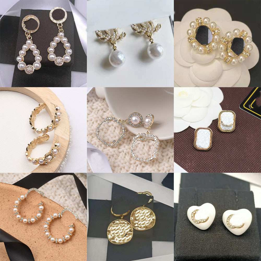 20color 18K Gold Plated 925 Silver Letters Stud Luxury Brand Designers Long Tassels Geometric Famous Women Crystal Rhinestone Pearl Earring Wedding Party Jewerlry
20color 18K Gold Plated 925 Silver Letters Stud Luxury Brand Designers Long Tassels Geometric Famous Women Crystal Rhinestone Pearl Earring Wedding Party Jewerlry