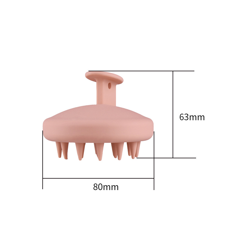 Silicone Head Scalp Massager Brush Silicone Body Brushes Hair Cleaning Comb Bath SPA Shower Massage Tools Cepillo Masajeador De Cuero Cabelludo
