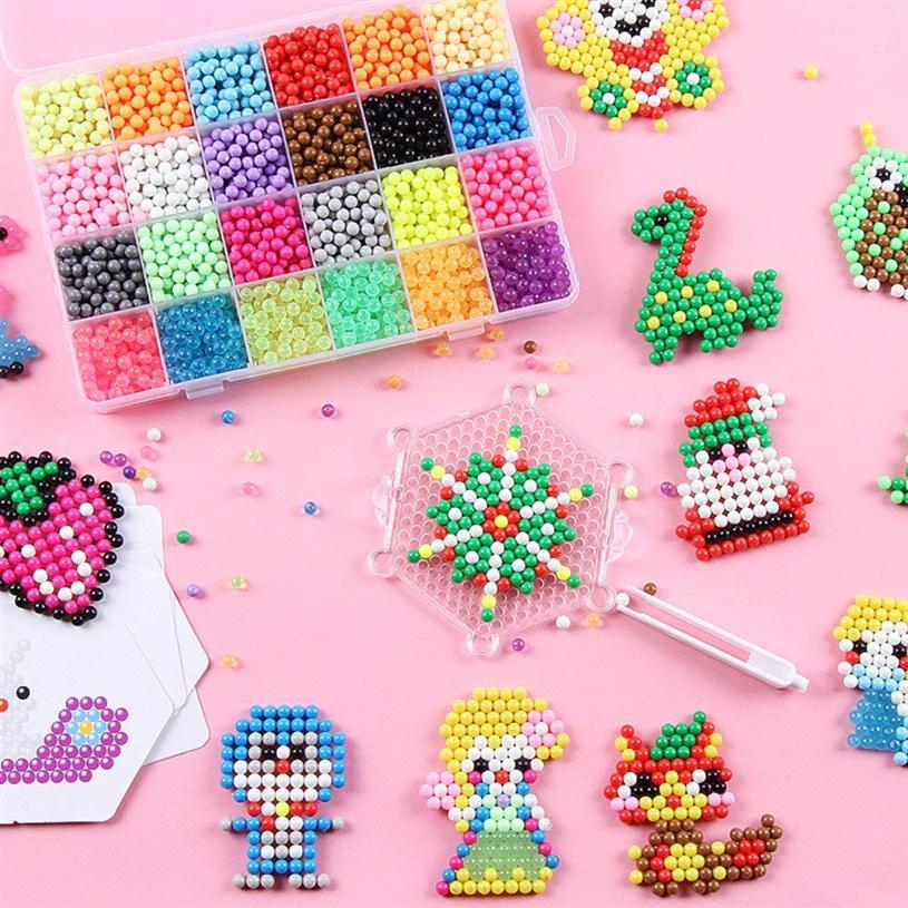 New 24 Colors Crystal DIY Aqua Beads Water Spray Magic Hand Making 3D Puzzle Educational Toys For Children Kit Ball Game276E
New 24 Colors Crystal DIY Aqua Beads Water Spray Magic Hand Making 3D Puzzle Educational Toys For Children Kit Ball Game276E