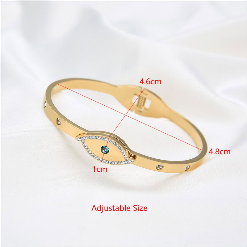Bohemian Style Evil Eye Bangle Bracelet Jewelry for Women Gift