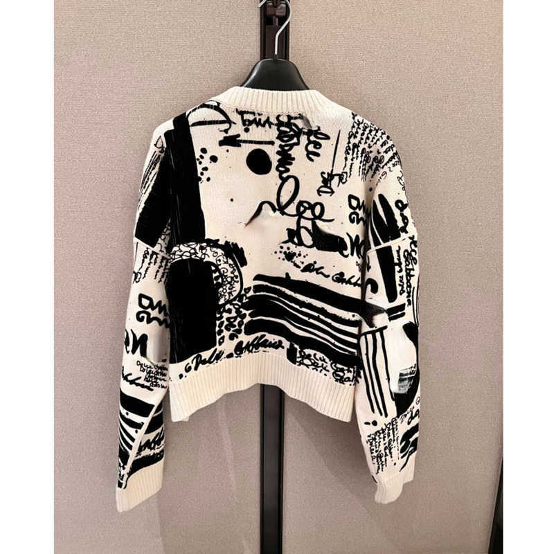 long men t round shirt deaigner casual s sweater weavers letter flocking sleeve loose pullover neck fashion top dolcegabana dolcegabanna dolcelies gab