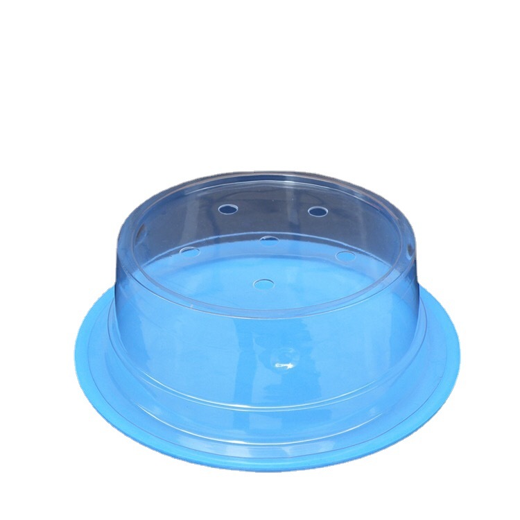 Plastic Lid For Sushi Dish Kitchen Tool Buffet Conveyor Belt Reusable Transparent Cake Plate Food Cover Restaurant Accessories SN156