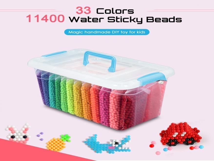 33 Colors 11400pcs Water Sticky Beads Toy Magic Handmade Diy Bead Paper Accessories Puzzle Toys For Kids Children Gift C190213019847713
33 Colors 11400pcs Water Sticky Beads Toy Magic Handmade Diy Bead Paper Accessories Puzzle Toys For Kids Children Gift C190213019847713