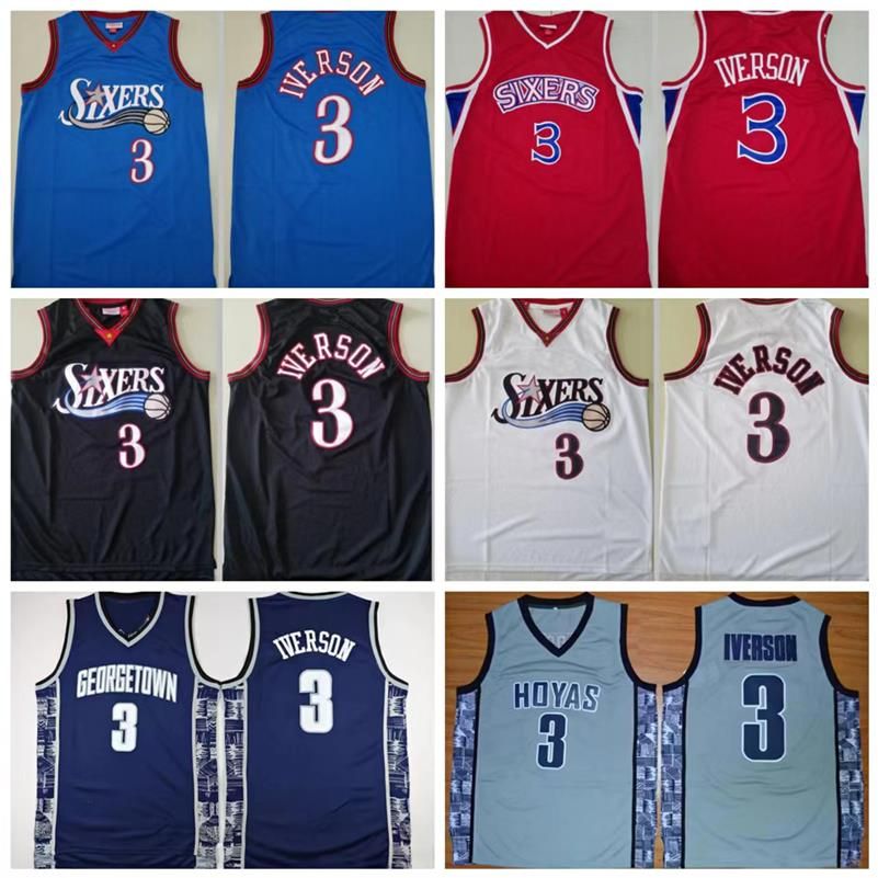 jersey Basketball 76erss retro 3 Allen Iverson Mitchell & Ness Mesh Georgetown Hoyas College University vintage College Men, Colour 1
jersey Basketball 76erss retro 3 Allen Iverson Mitchell & Ness Mesh Georgetown Hoyas College University vintage College Men, Colour 1
