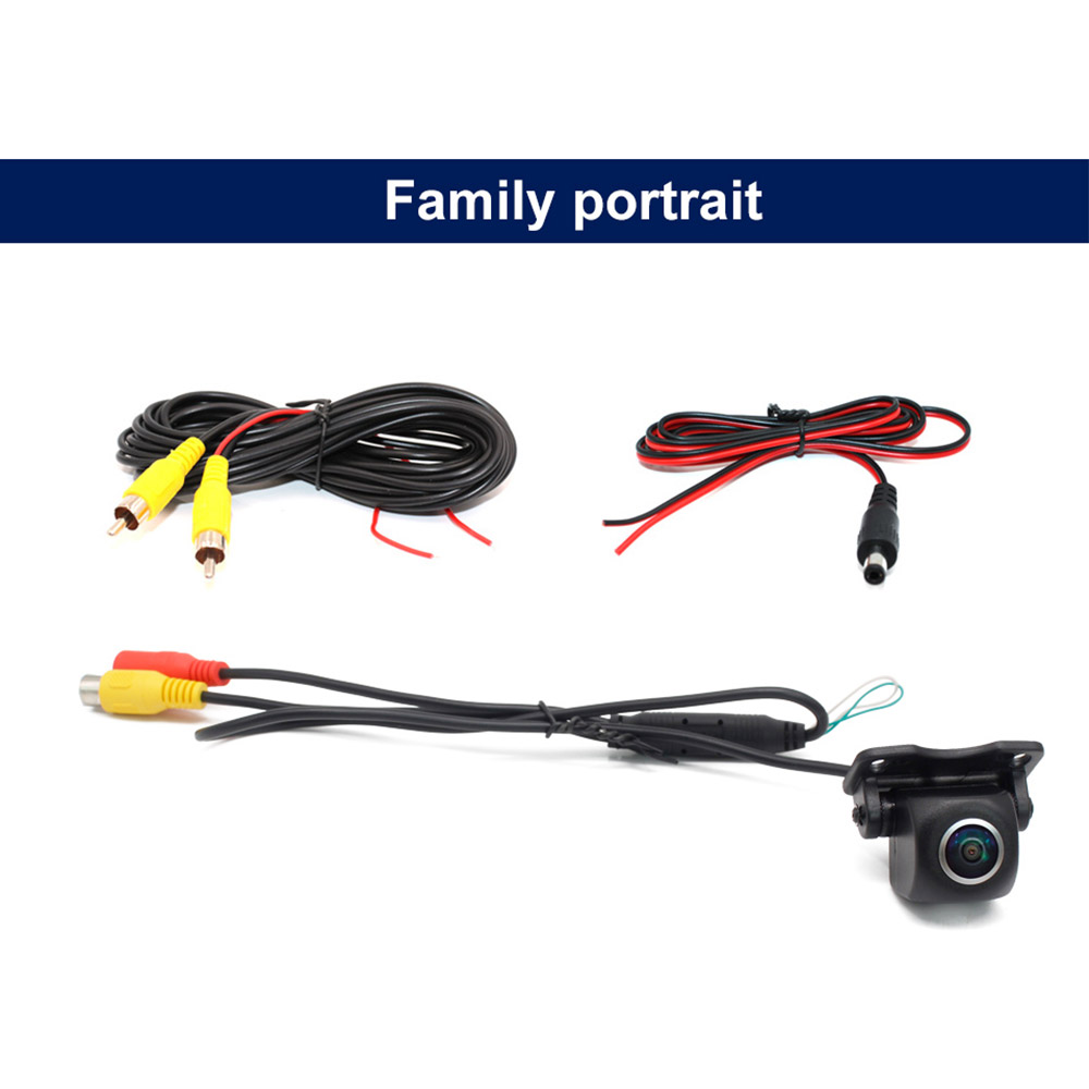 180 Degree 1080p Wide Angle HD Auto Rear View Camera Car Backup Reverse Camera Night Vision Parking Assistance Camera