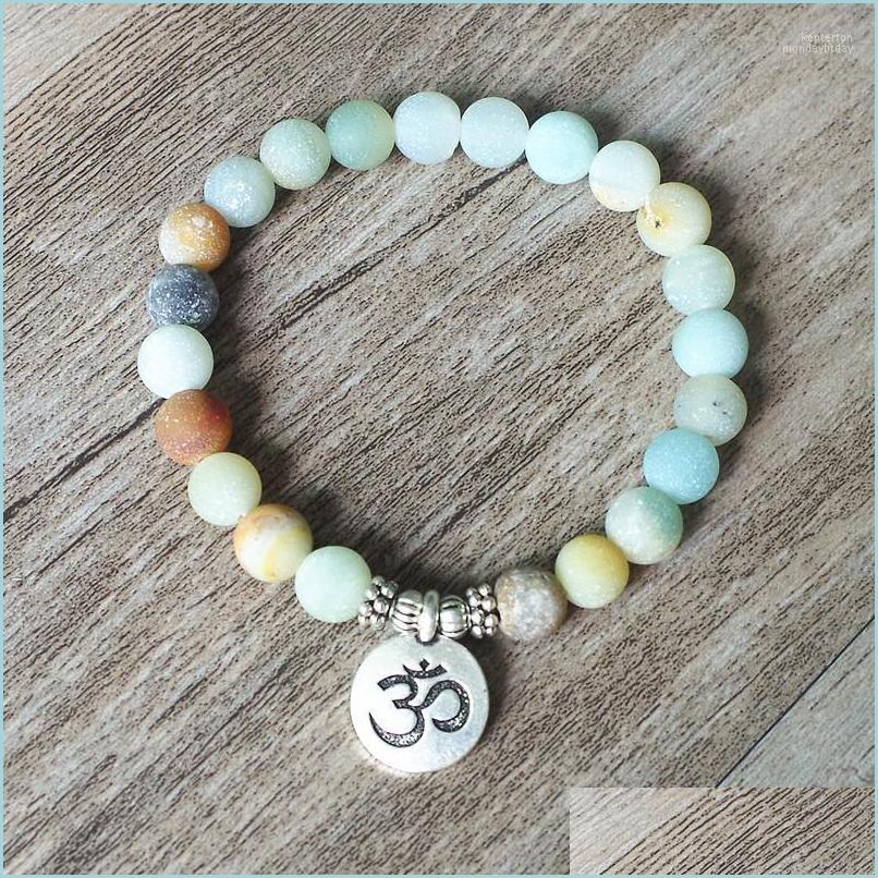 Charm Bracelets Charm Bracelets Matte Amazonite Stone Strand Bracelet Yoga Chakra Mala Ohm Lotus Women Men Beaded Handmade Jewelry K Dhamb
Charm Bracelets Charm Bracelets Matte Amazonite Stone Strand Bracelet Yoga Chakra Mala Ohm Lotus Women Men Beaded Handmade Jewelry K Dhamb