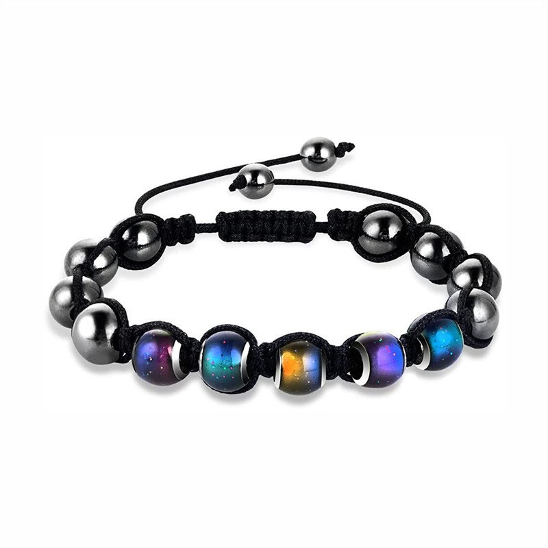 Wholesale Mood Beads Hematite Charm Bracelet Friendship Jewelry for Women Gift