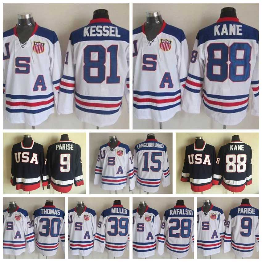 2010 Team USA Vintage Hockey Retror 9 Zach Parise Jersey 39 Ryan Miller 15 Jamie Langenbrunner 30 Tim Thomas Navy Blue Home White''Nhl''shirt, 9 navy blue
2010 Team USA Vintage Hockey Retror 9 Zach Parise Jersey 39 Ryan Miller 15 Jamie Langenbrunner 30 Tim Thomas Navy Blue Home White''Nhl''shirt, 9 navy blue