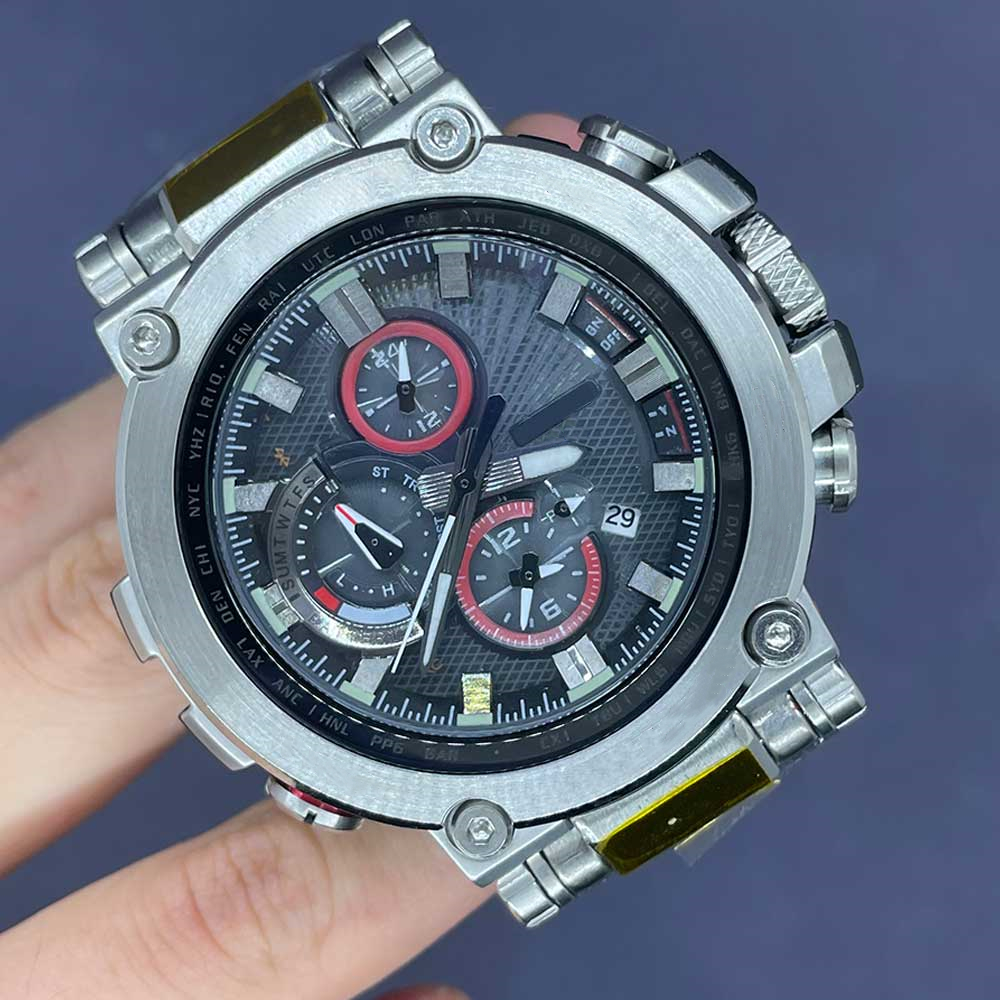 Digital sports quartz men's watch compass solar waterproof world time oak series stainless steel large dial Iced Out Watch
Digital sports quartz men's watch compass solar waterproof world time oak series stainless steel large dial Iced Out Watch