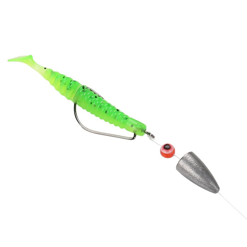 50pcs Jighead Fishing Weights Sinkers 3 5g 5g 7g 10g 14g 20g Metal Casting Weight Sea Connector Tackle Set264F