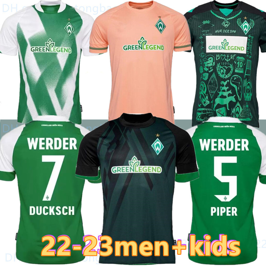 2022 2023 Werder Bremen SPECIAL SOCCER JERSEY Marvin Ducksch Leonardo Bittencourt BLACK GREEN 21 22 23 FRIEDL PIEPER FOOTBALL SHIRTS TOP THAILAND QUALITY men kids, 22-23 away
2022 2023 Werder Bremen SPECIAL SOCCER JERSEY Marvin Ducksch Leonardo Bittencourt BLACK GREEN 21 22 23 FRIEDL PIEPER FOOTBALL SHIRTS TOP THAILAND QUALITY men kids, 22-23 away