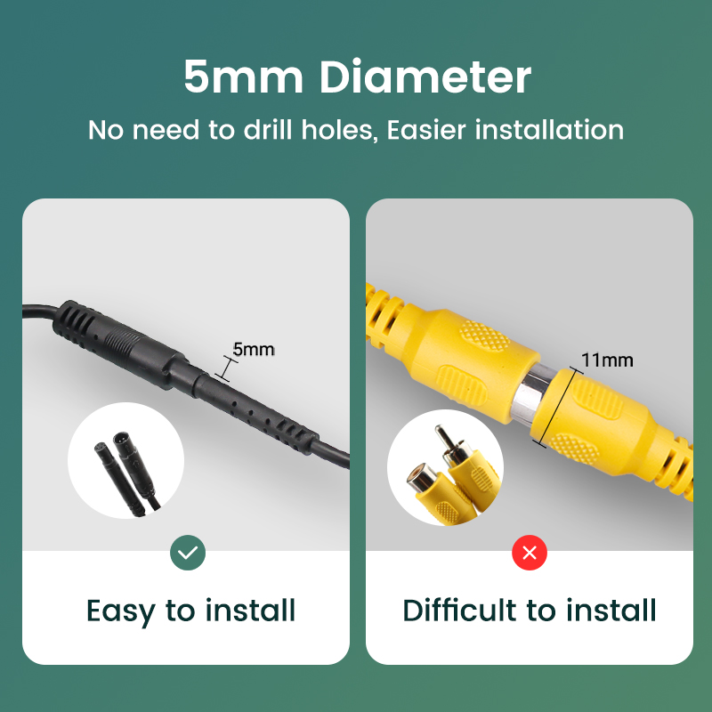 CAR 170 Golden Lens 1920x1080P Car Rear View Camera Fisheye Full HD Night Vision Reverse AHD 4 Pin Vehicle Parking Camera