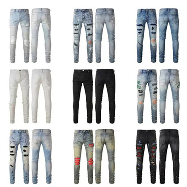 Man Spray black ripped jeans On Paint Designer Jeans Pants Holes Knee Skinny Straight Leg For Mens Blue Classic Trousers Size -40 Distressed Denim Biker patchwork, 11
Man Spray black ripped jeans On Paint Designer Jeans Pants Holes Knee Skinny Straight Leg For Mens Blue Classic Trousers Size -40 Distressed Denim Biker patchwork, 11