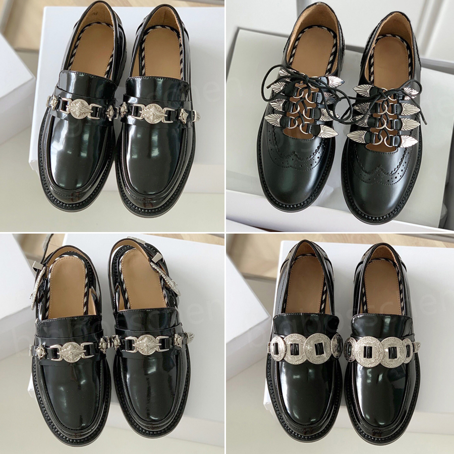 Casual Shoes Women's Toga Pulla Formal Shoes Designer Fashion Low Top Flat Heel Black Punk Patent Leather Street Style Metal Buckle Party Badges Louboutins Size 35-40, Box
Casual Shoes Women's Toga Pulla Formal Shoes Designer Fashion Low Top Flat Heel Black Punk Patent Leather Street Style Metal Buckle Party Badges Louboutins Size 35-40, Box