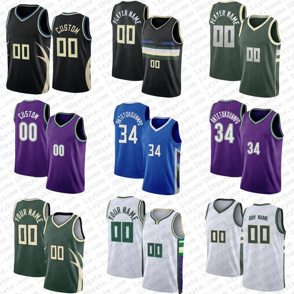 Giannis Antetokounmpo Jrue Holiday Custom Bobby Portis JR Khris Middleton Milwaukees Brook Buck Jersey Lopez Pat Connaughton Grayson Allen B, Mens4
Giannis Antetokounmpo Jrue Holiday Custom Bobby Portis JR Khris Middleton Milwaukees Brook Buck Jersey Lopez Pat Connaughton Grayson Allen B, Mens4