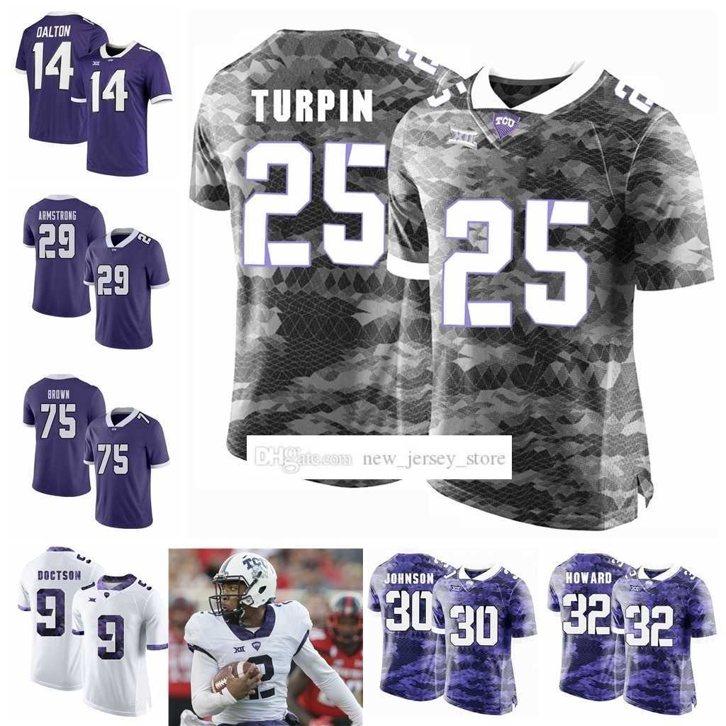 NCAA Custom TCU Horned College Frogs Football Jerseys Stitched 18 Jalen Reagor 15 Max Duggan 24 Darwin Barlow 12 Foster Sawyer Taye Barber, Youth 2019 purple
NCAA Custom TCU Horned College Frogs Football Jerseys Stitched 18 Jalen Reagor 15 Max Duggan 24 Darwin Barlow 12 Foster Sawyer Taye Barber, Youth 2019 purple