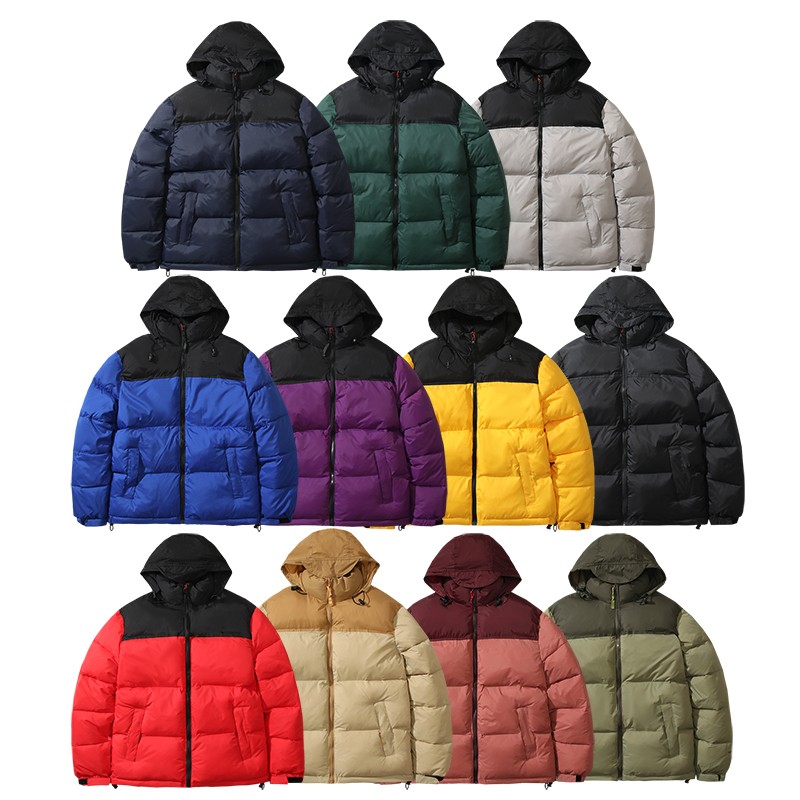 Mens puffer down jacket winter Stylist Coat Leaves Printing Parka Winter Jackets Men Women warmly Feather Fashion Overcoat Jacket Down Jacket Size xs-2xl