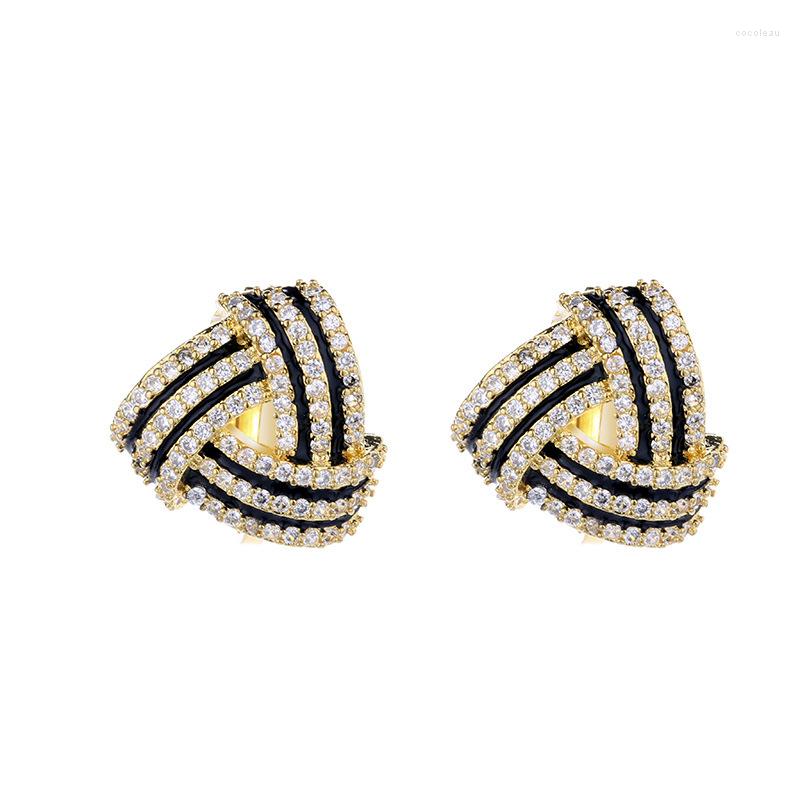 Stud Earrings Hemiston Pave Zircon Luxury Triangle European Romantic Jewelry Gift For Women TF
Stud Earrings Hemiston Pave Zircon Luxury Triangle European Romantic Jewelry Gift For Women TF
