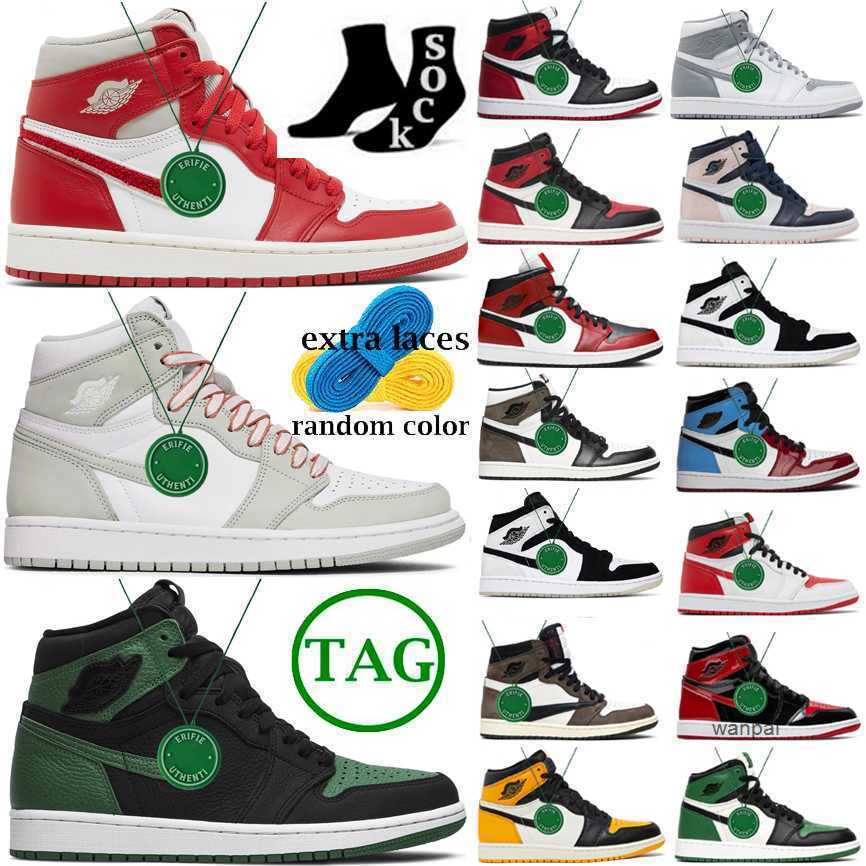 2023 With box Men Women Basketball shoes off UNC Jumpman 1 Patent Bred Starfish air jordens 1s Stage Haze university blue hype royal twist, Color # 2
2023 With box Men Women Basketball shoes off UNC Jumpman 1 Patent Bred Starfish air jordens 1s Stage Haze university blue hype royal twist, Color # 2