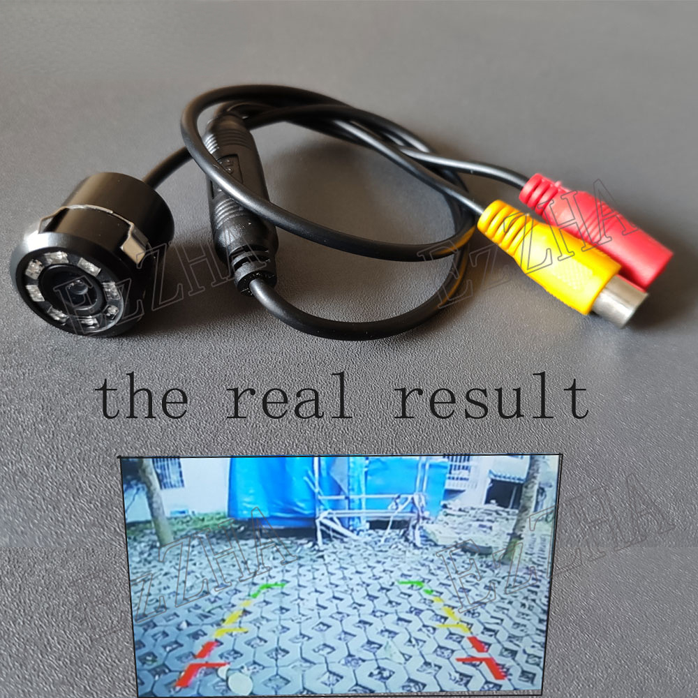 Wide Angle HD Color Image Waterproof Universal Backup Reverse Parking Camera 8 LED IR Night Visions Car Rear View Camera