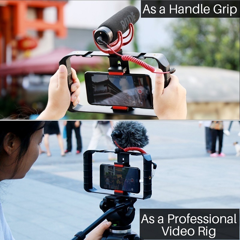 Other A V Accessories Ulanzi U Rig Pro Smartphone Video Hand Grip Filmmaking Case Phone Stabilizer Handheld Tripod Mount for Andro