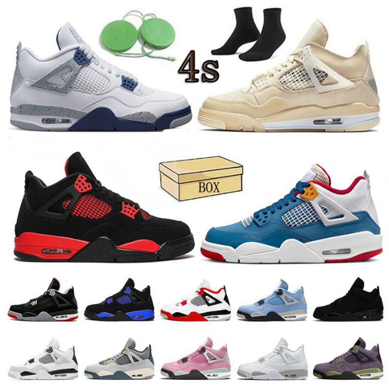 Basketball Shoes 4 Jumpman 4s Midnight Navy Military Black Canvas Fire Red Thunder Violet Ore Canyou Purple White Oreo Men Women Designer
Basketball Shoes 4 Jumpman 4s Midnight Navy Military Black Canvas Fire Red Thunder Violet Ore Canyou Purple White Oreo Men Women Designer