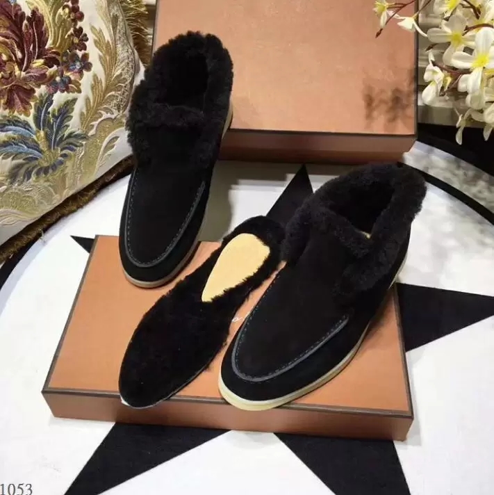 Loro Casual Shoes Mens Walk Flats Leather Fur Inside Women Winter Driving Luxury Designer Open Mocassin 36-46 KO79
Loro Casual Shoes Mens Walk Flats Leather Fur Inside Women Winter Driving Luxury Designer Open Mocassin 36-46 KO79