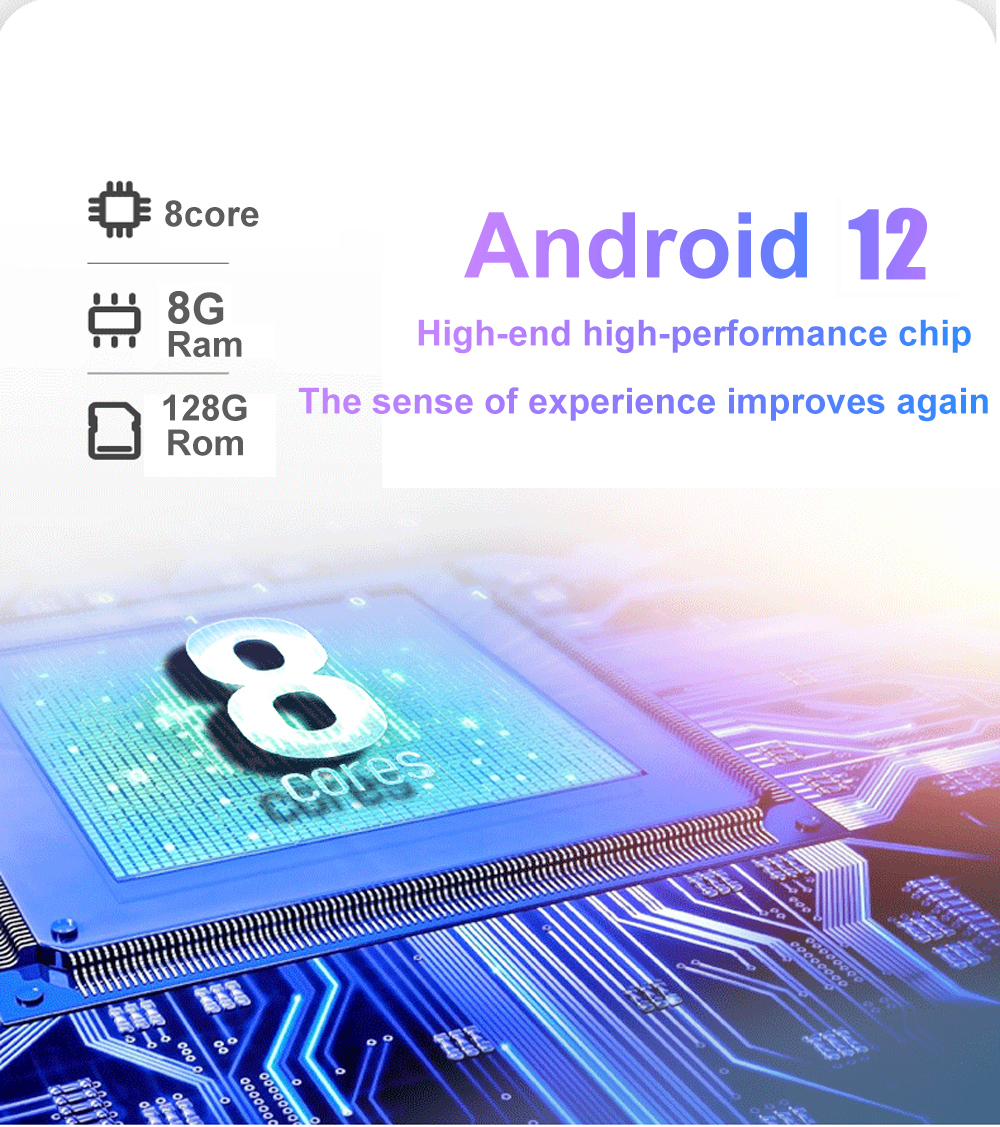 Android 12 IPS Touch Screen 9 Inch Car Radio Multimedia Video Player For GPS Navigation Stereo