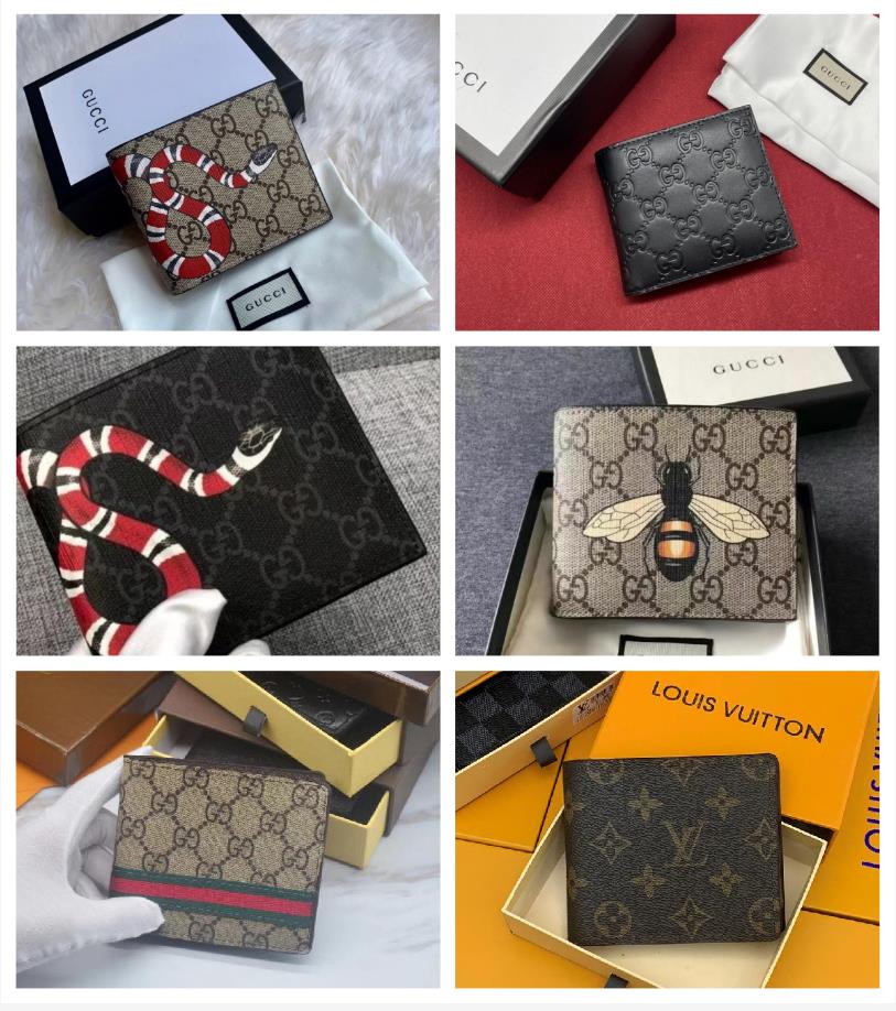 guccie Men Animal Designers gucci Fashion Short Wallet Leather Black Snake Tiger Bee Women Luxury Purse Card Holders With Gift Box Top Quality Louis Vuitton LV
guccie Men Animal Designers gucci Fashion Short Wallet Leather Black Snake Tiger Bee Women Luxury Purse Card Holders With Gift Box Top Quality Louis Vuitton LV