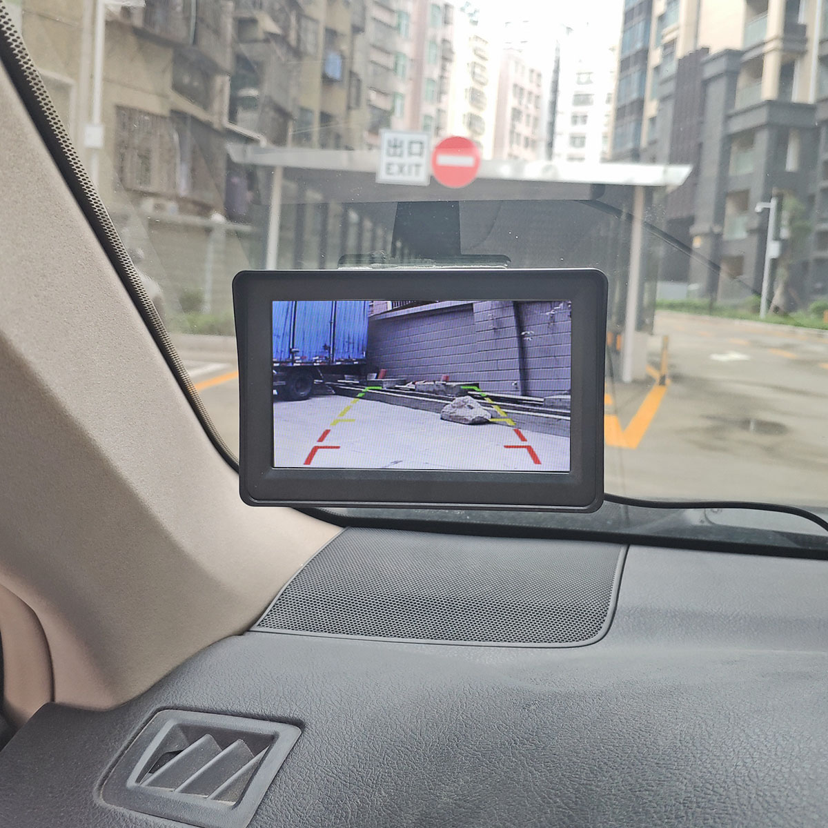 4.3inch Car Monitor Vehicle Rear View Reverse Backup Car LED Camera Video Parking System Car Charger Easy Installation