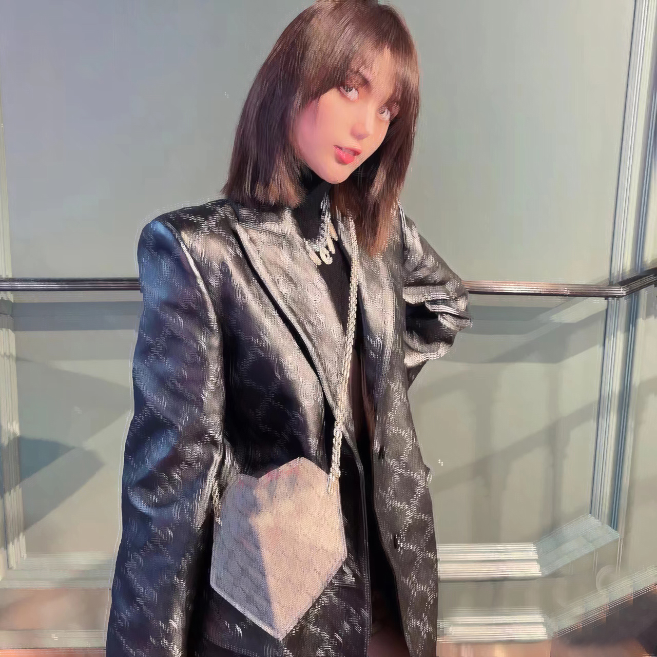 Womens Designer Jackets Denim Woman Coats Double G Autumn Spring Style Slim For Lady Genuine leather Jacket Coat E1283DY2, Black
Womens Designer Jackets Denim Woman Coats Double G Autumn Spring Style Slim For Lady Genuine leather Jacket Coat E1283DY2, Black