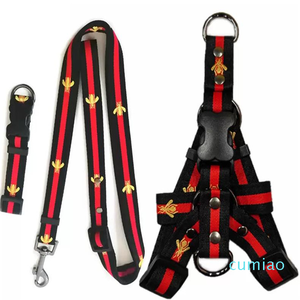Nylon Dog Collars Leashes Set Designer Dog Leash Harnesses Embroidery Bee Pet Collar and Pets Chain for Small Medium Large Dogs Cat Chihuahua Poodle
Nylon Dog Collars Leashes Set Designer Dog Leash Harnesses Embroidery Bee Pet Collar and Pets Chain for Small Medium Large Dogs Cat Chihuahua Poodle