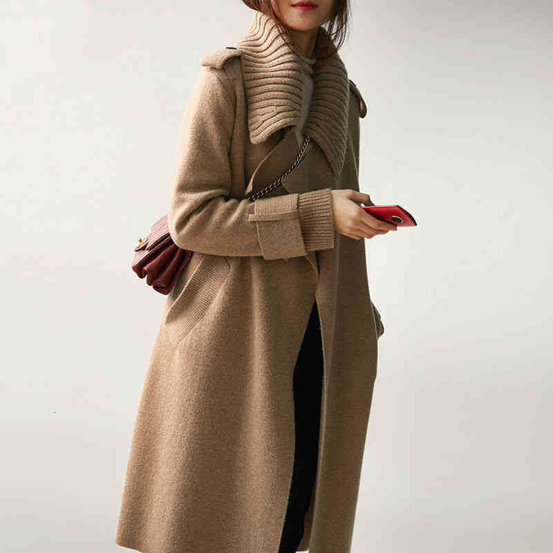Women's Wool & Blends Women 's Long-Sleeved Autumn and Winter High-End Stitching Mid-Length Knitted Cardigan Autumn and Winter High-End All -Match Coat VW6S, 1# shoe box
Women's Wool & Blends Women 's Long-Sleeved Autumn and Winter High-End Stitching Mid-Length Knitted Cardigan Autumn and Winter High-End All -Match Coat VW6S, 1# shoe box