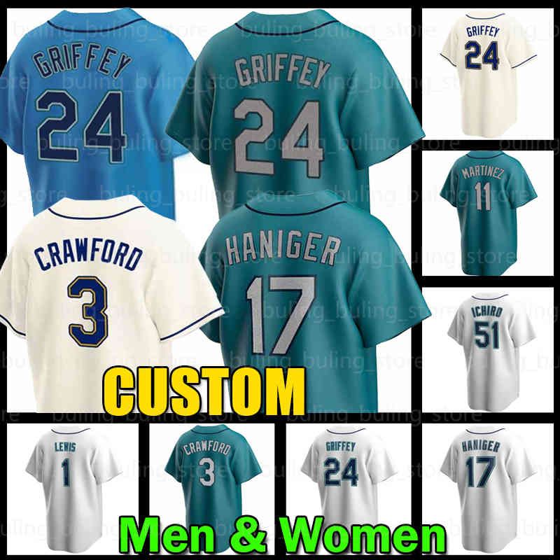 Ken Griffey Jr. Baseball Jersey Edgar Martinez Mariners Cal Raleigh Ty France Seattle Suzuki Ichiro Julio Rodriguez Mitch Haniger JP Crawford Justin Upton Kyle Lewis, Women cool base(s s)
Ken Griffey Jr. Baseball Jersey Edgar Martinez Mariners Cal Raleigh Ty France Seattle Suzuki Ichiro Julio Rodriguez Mitch Haniger JP Crawford Justin Upton Kyle Lewis, Women cool base(s s)